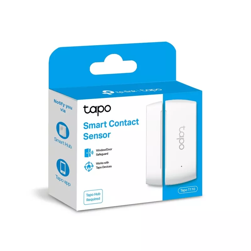 TP-Link Tapo belaidis durų ir langų jutiklis, baltas, 922 MHz, CR2032