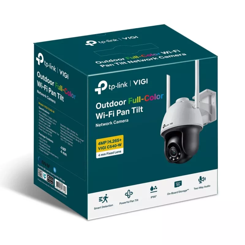 TP-Link VIGI 4MP lauko spalvota Wi-Fi PTZ IP kamera