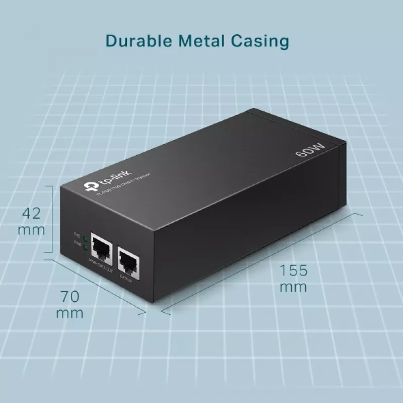 PoE adapter TP-Link TL-POE170S Gigabit Ethernet 60W