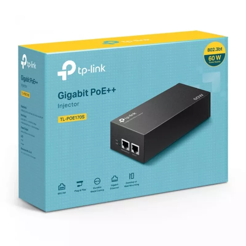 PoE adapter TP-Link TL-POE170S Gigabit Ethernet 60W