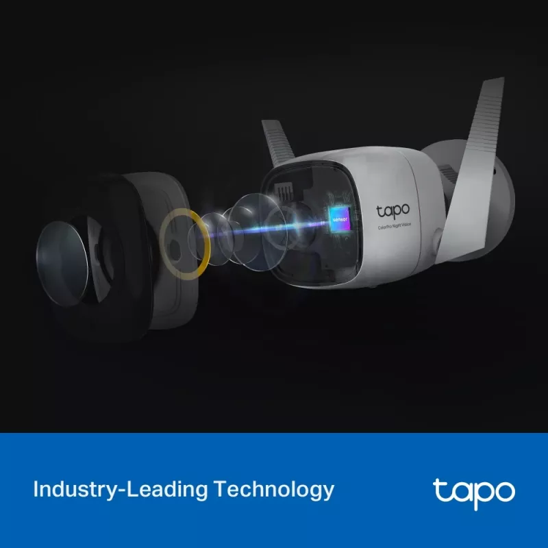 TP-Link Tapo C325WB lauko apsaugos belaidė IP kamera, spalvotas naktinis matymas, 2688×1520, baltas