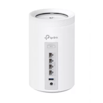 TP-Link BE9300 Viso namo „Mesh“ Wi-Fi 7 sistema (Tri-Band), balta, vidinė, „Mesh“ sistema, trijų juostų (2,4 GHz / 5 GHz / 6 GHz), Wi-Fi 7 (802.11be), 9214 Mbit/s