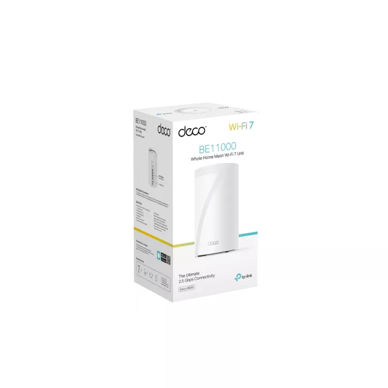 TP-Link BE9300 viso namo „WiFi 7“ tinklo rinkinys (triju juostų), baltas