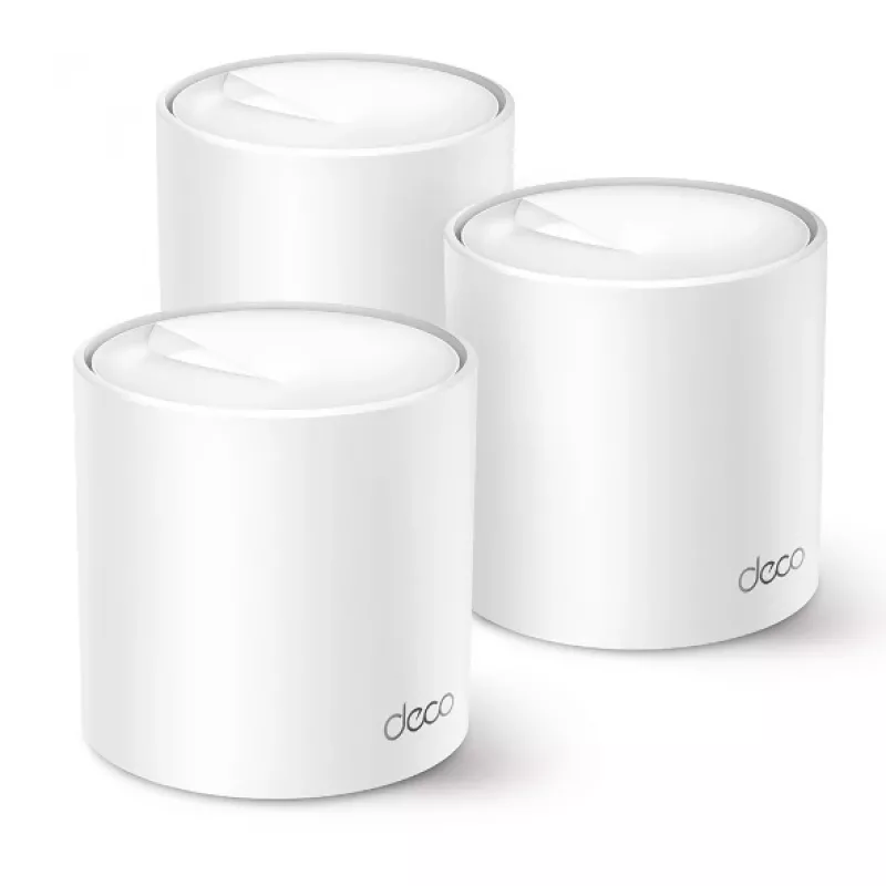 TP-Link Deco X50 AX3000 „WiFi 6“ belaidis maršrutizatorius – 3 vienetų komplektas