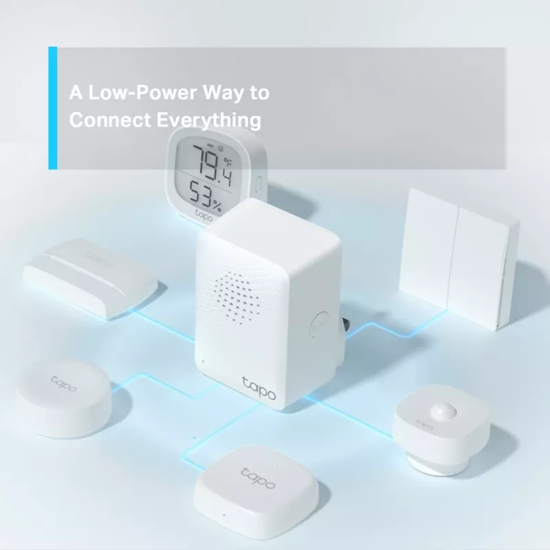 TP-Link Tapo H100 išmanusis IoT šliuzas su skambučiu, baltas