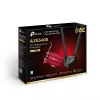 TP-Link Archer TXE75E AXE5400 Wi-Fi 6E Bluetooth 5.2 PCIe adapter, vidinis, belaidis, PCI Express, WLAN / Bluetooth, 5400 Mbit/s, juoda, raudona