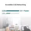 TP-Link TX201 2.5G PCIe tinklo adapteris, vidinis, laidinis, PCI Express, Ethernet, 2500 Mbit/s, juoda, pilka