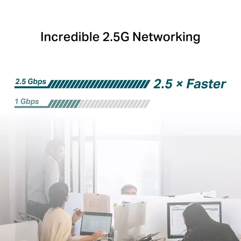 TP-Link TX201 2.5G PCIe tinklo adapteris, vidinis, laidinis, PCI Express, Ethernet, 2500 Mbit/s, juoda, pilka