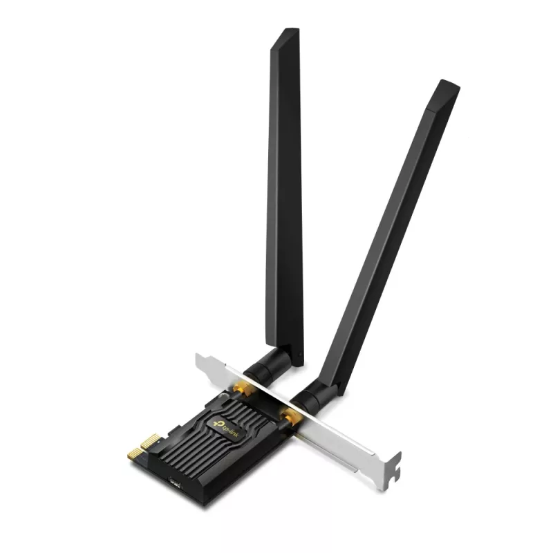 TP-Link ARCHER TXE72E belaidis PCIe adapteris Wi-Fi 6E Bluetooth 5.3 triju juostu 2402 Mbit/s