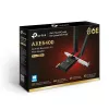 TP-Link ARCHER TXE72E belaidis PCIe adapteris Wi-Fi 6E Bluetooth 5.3 triju juostu 2402 Mbit/s