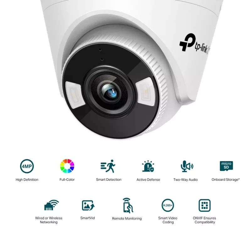 TP-Link VIGI C440(2.8mm) Kupolinė IP saugumo kamera, vidaus ir lauko, 2560 x 1440 pikseliai, montavimas prie lubų
