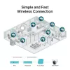 TP-Link VIGI C440(2.8mm) Kupolinė IP saugumo kamera, vidaus ir lauko, 2560 x 1440 pikseliai, montavimas prie lubų