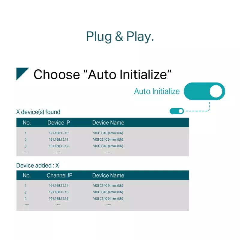 TP-Link VIGI 4 kanalų PoE+ tinklo vaizdo registratorius