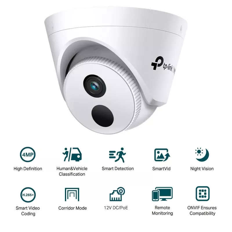 TP-Link VIGI C440I 4MM stebėjimo kamera IP kupolinė vidaus 2560 x 1440 taškų luboms