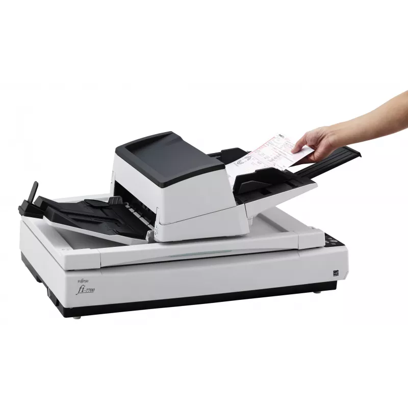 Ricoh fi-7700 plokščiasis ir ADF skaitytuvas 600 x 600 DPI A3 juodas, baltas