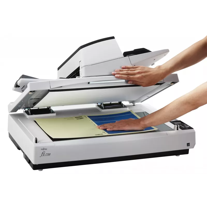 Ricoh fi-7700 plokščiasis ir ADF skaitytuvas 600 x 600 DPI A3 juodas, baltas