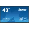 iiyama LH4341UHS-B2 Skaitmeninės reklamos ekranas 108 cm (42,5 col.) LCD 500 cd/m² 4K Ultra HD Įmontuotas procesorius Android 8.0 24/7