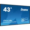 iiyama LH4341UHS-B2 Skaitmeninės reklamos ekranas 108 cm (42,5 col.) LCD 500 cd/m² 4K Ultra HD Įmontuotas procesorius Android 8.0 24/7