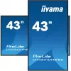iiyama LH4341UHS-B2 Skaitmeninės reklamos ekranas 108 cm (42,5 col.) LCD 500 cd/m² 4K Ultra HD Įmontuotas procesorius Android 8.0 24/7