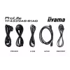 Monitorius iiyama TF4339AS-B1AG 108 cm (42,5 colio) 4K Ultra HD LED liečiamuoju ekranu, juodas