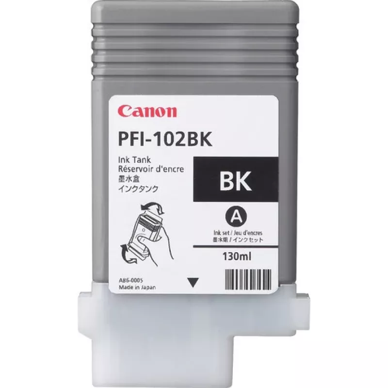 Kasetė su rašalu Canon PFI-102BK Original Juoda