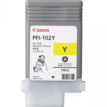 Originalus Canon PFI-102Y geltonas kasečių rašalas
