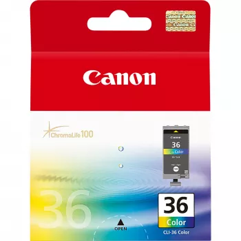 Canon CLI-36 spalvų kasetė (ciano, purpurinė, geltona)