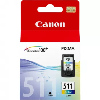 Kasetė su rašalu Canon CL-511 – trispalvė (ciano, purpurinė, geltona)