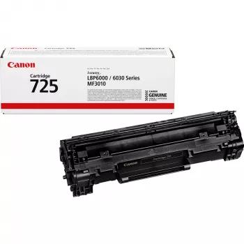 Canon 725 kasetė su toneriu, 1600 puslapių, juoda, 1 vnt.