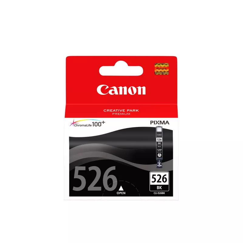 Canon CLI-526BK juodos spalvos kasetė, pigmentinis rašalas, 1 vnt.