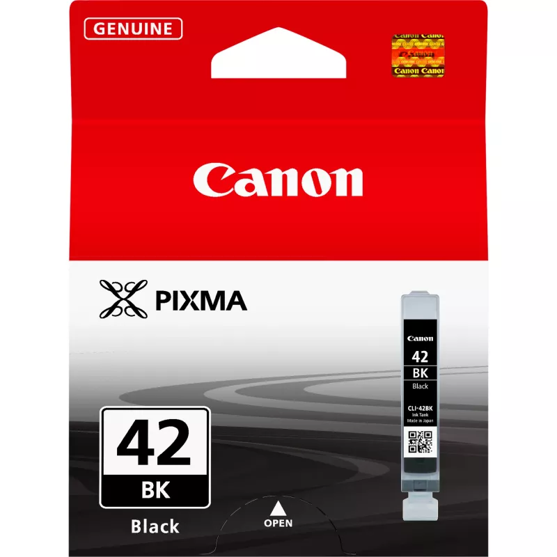 Canon CLI-42BK juodos spalvos rašalo kasetė, fotodažai, standartinė talpa, 1 vnt., 900 puslapių