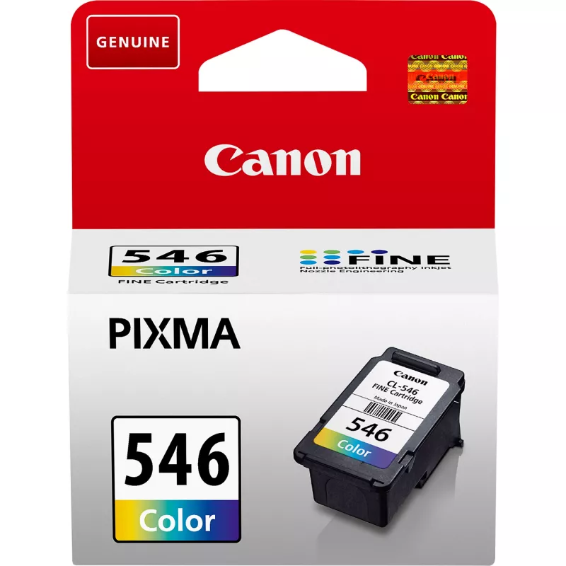 Rašalo kasetė Canon CL-546 trijų spalvų – žydra, purpurinė, geltona