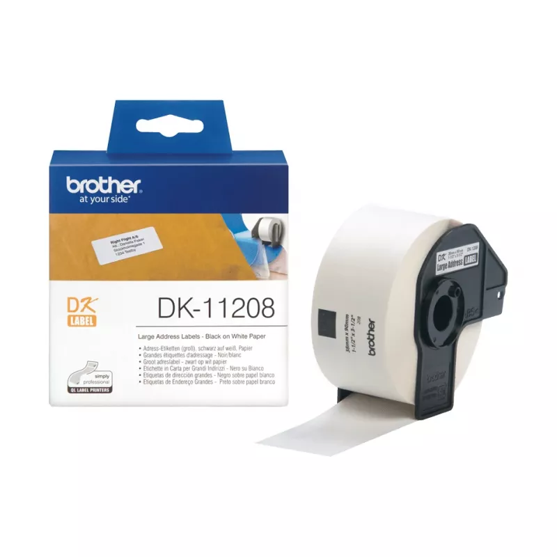 Brother DK-11208 didelės adresų etiketės