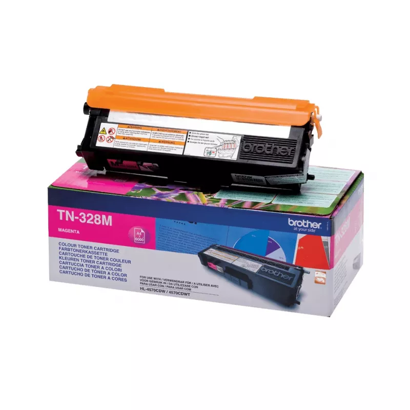 Kasetė tonerio Brother TN-328M 1500 puslapių Magenta