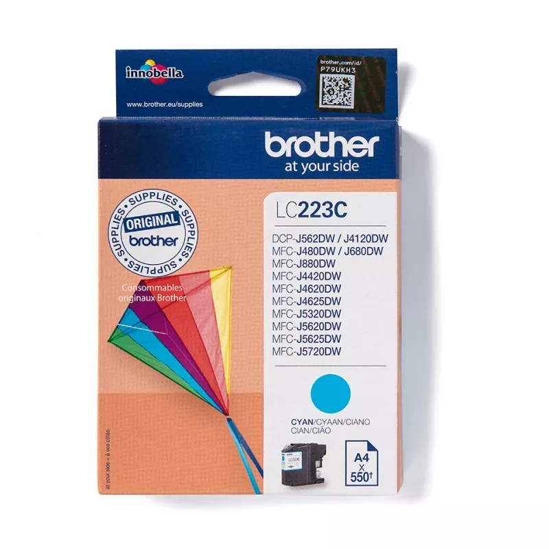 Originalus Brother LC223C rašalo kasetė (1 vnt.) – Cian
