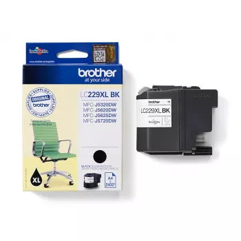 Brother LC229XLBK originalus juodos spalvos kasetė, 1 vnt., didelės talpos