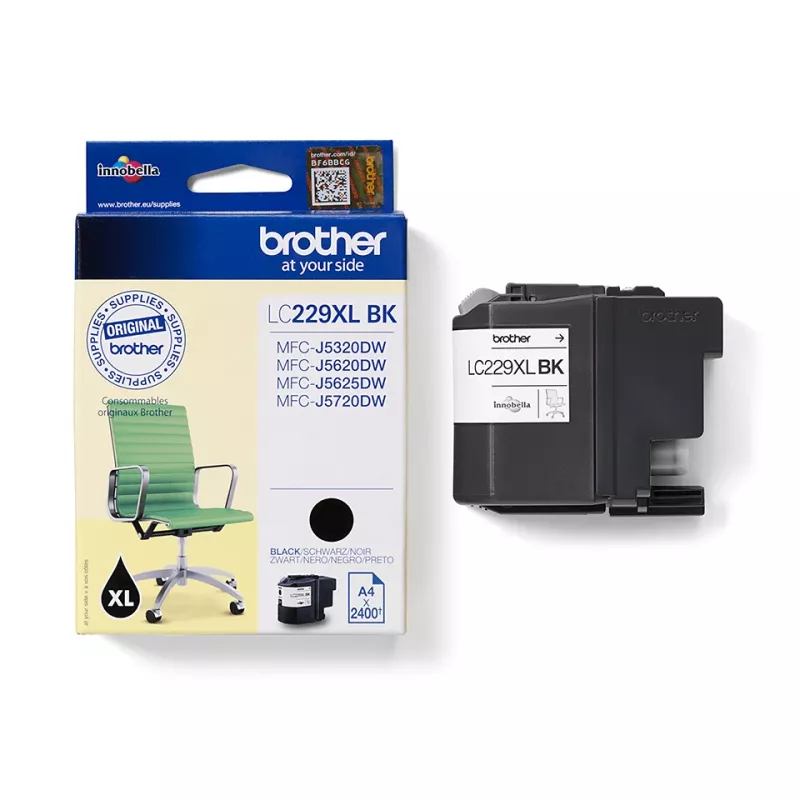 Brother LC229XLBK originalus juodos spalvos kasetė, 1 vnt., didelės talpos