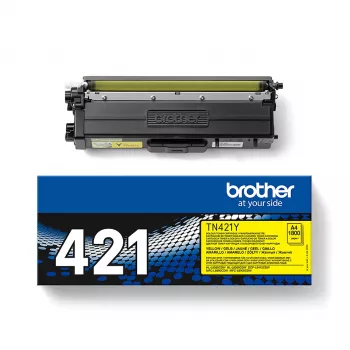 Originalus Brother TN-421Y geltonos spalvos kasetė