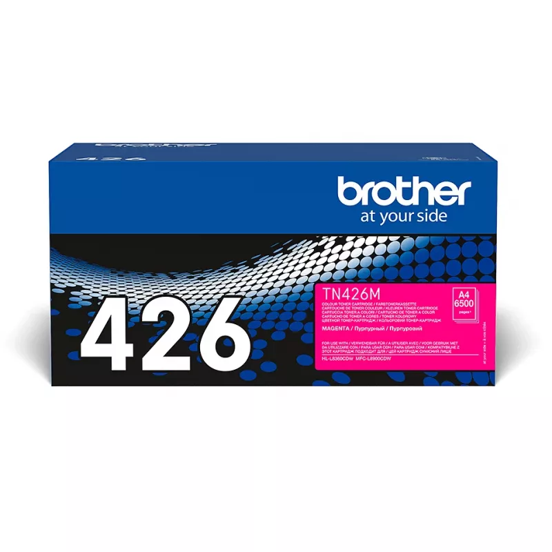 Originalus Brother TN-426M tonerio kasetė, 6500 puslapių, rausvai raudona (Magenta)