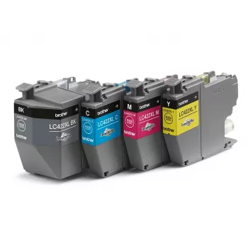 Originalus Brother LC422XLVAL rašalo kasetės komplektas 4 vnt. Juoda, Cyan, Magenta, Geltona