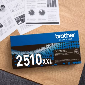 Kasetė su toneriu Brother TN-2510XL 3000 puslapių Juoda