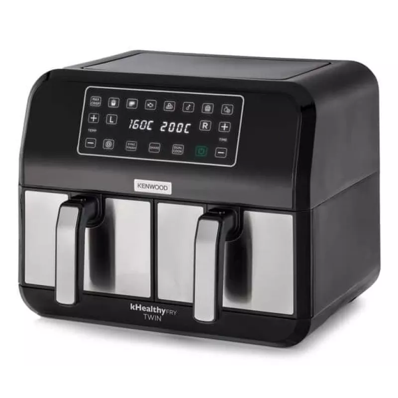 Kenwood HFM20.000MB keptuvė su karšto oro funkcija, dviguba, 8 L, 1700 W, juoda