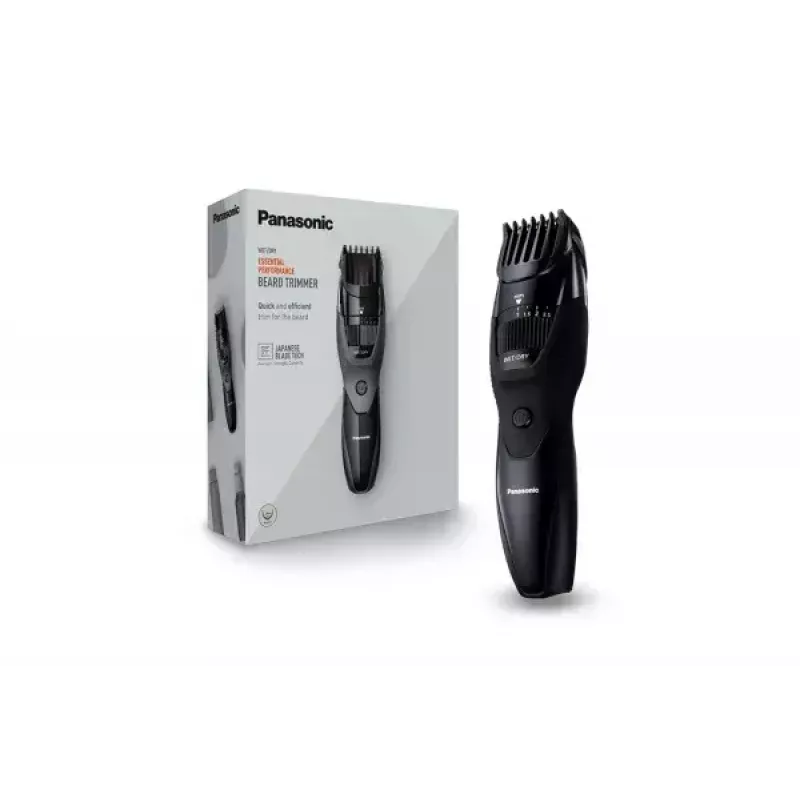 Trimeris Panasonic ER-GB43, akumuliatorinis, 20 ilgio nustatymų, 1 cm, juodas