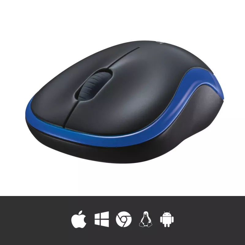 Belaidė pelė LOGITECH M185 Mėlyna