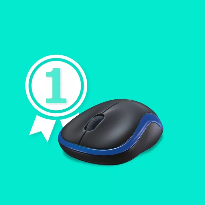 Belaidė pelė LOGITECH M185 Mėlyna
