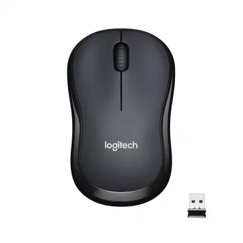 LOGITECH M220 SILENT belaidė pelė juoda