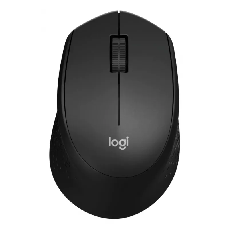 LOGITECH M330 Silent Plus juoda belaidė tylioji pelė
