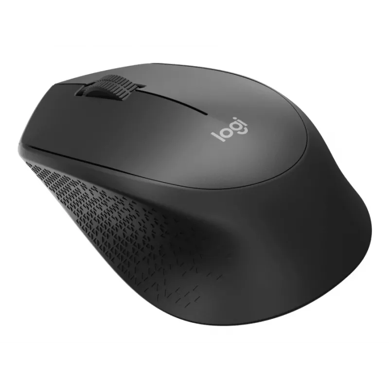 LOGITECH M330 Silent Plus juoda belaidė tylioji pelė