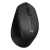 LOGITECH M330 Silent Plus juoda belaidė tylioji pelė