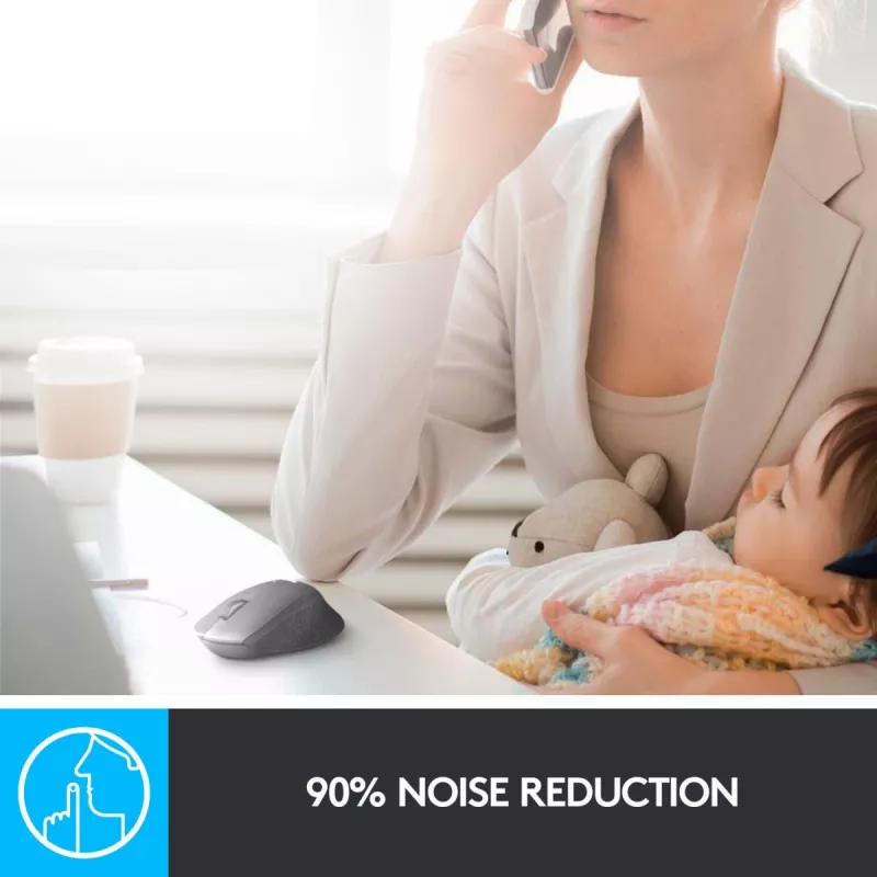 LOGITECH M330 Silent Plus raudona